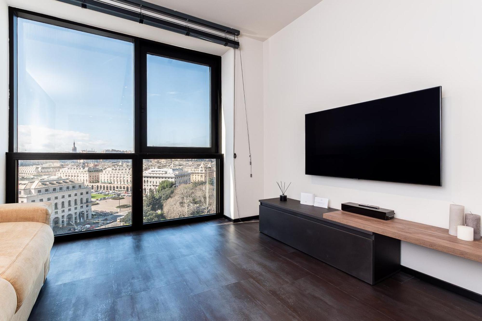 Free Parking In Luxury Suite With City View - Steps To Brignole Train Station Genoa Bagian luar foto